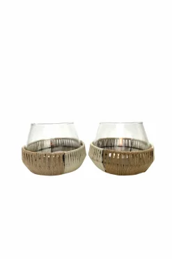 Zelected by Houze Lysestage Hudson 2-pak hvid, beige, transparent Sale