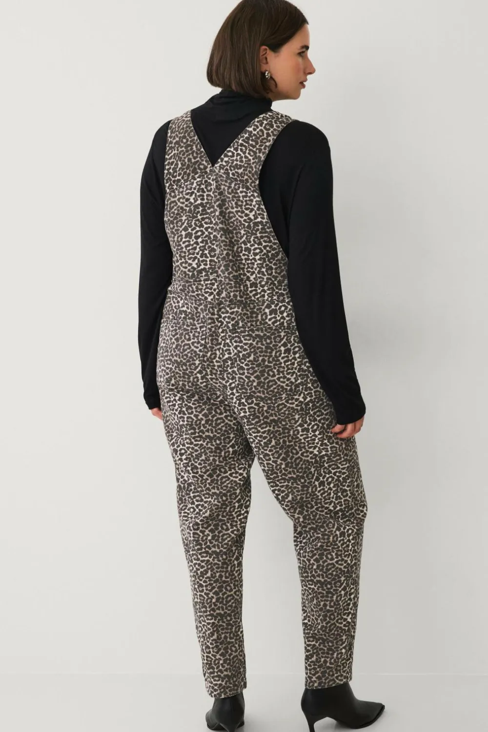 Zizzi Jumpsuits & Buksedragter>Buksekjole jUmma Dungaree Light Leo
