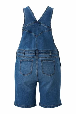 Zizzi Denimshorts jEvlia Dungaree Shorts Light blue denim Sale
