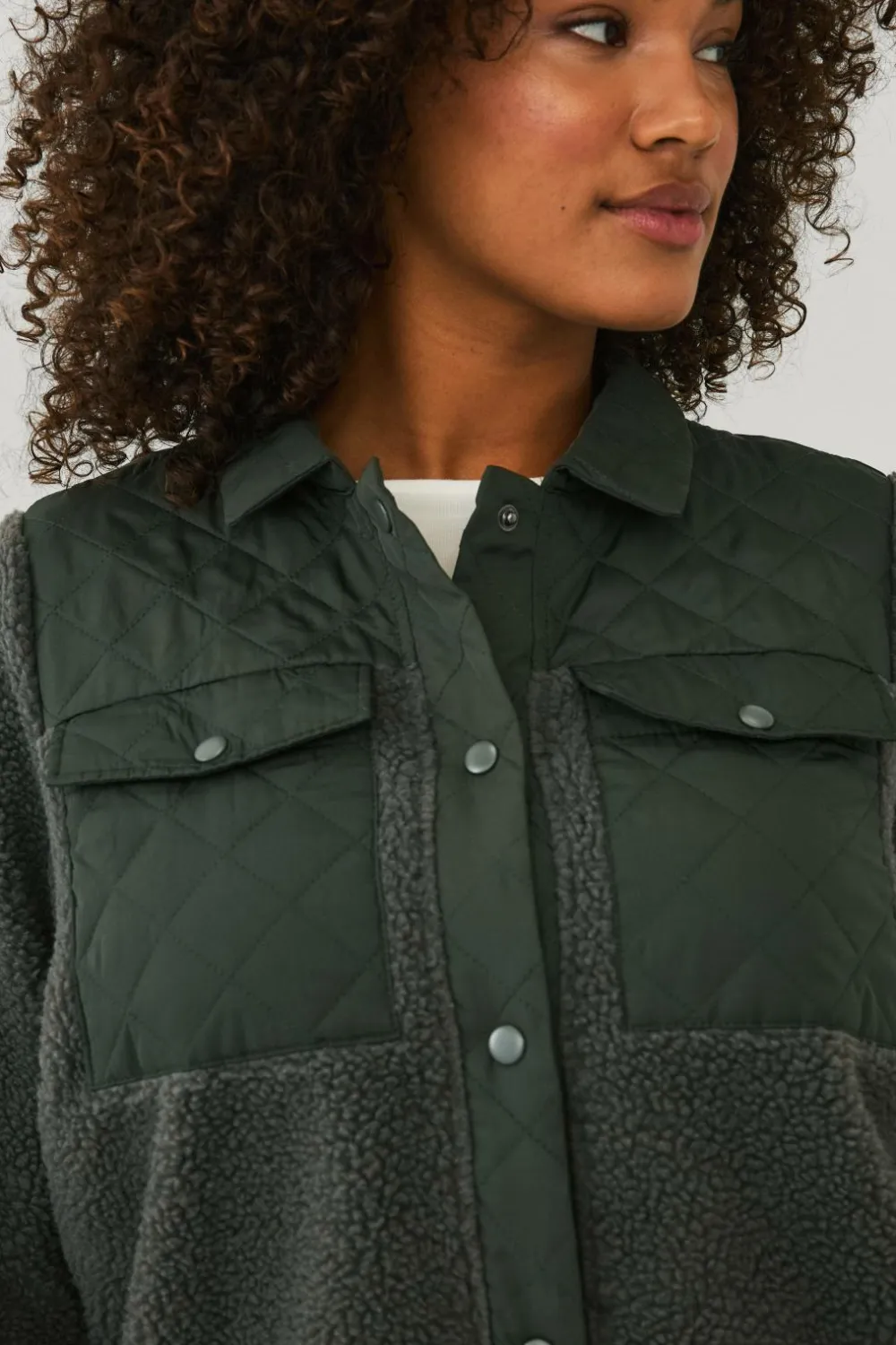 Zizzi Jakke Aophelia fleece Urban chic Sale