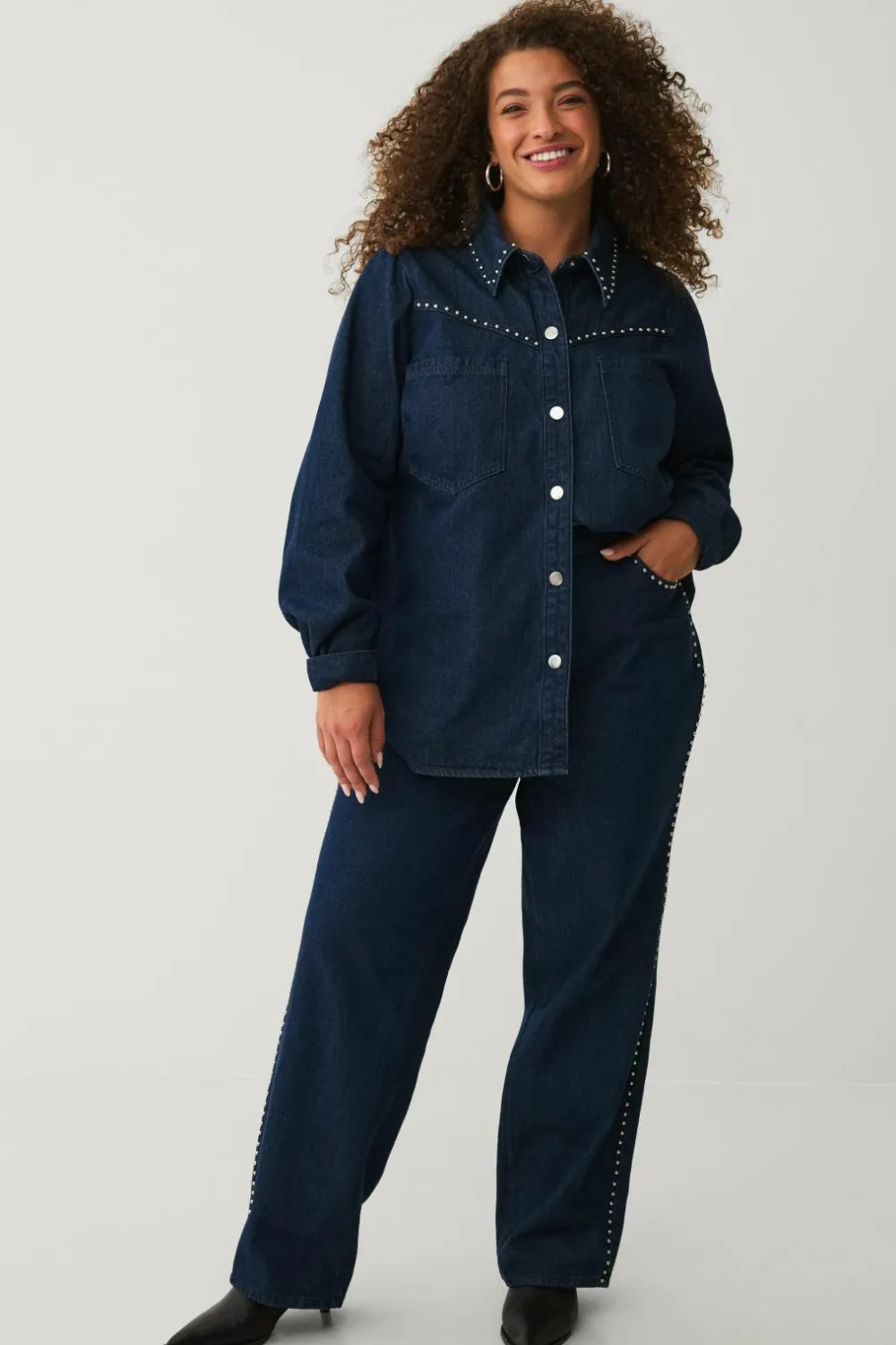 Zizzi Jeans jMavia Dark blue denim Hot