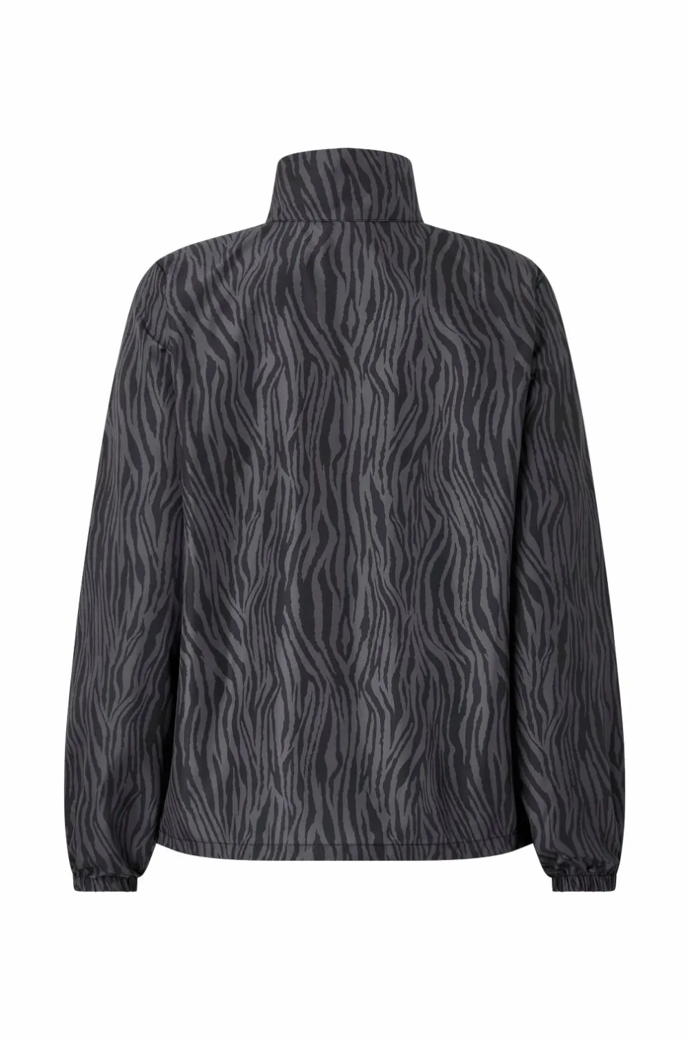 Zizzi Træningstøj|Træningstøj>Træningsjakke aKrisha L/S Grey Zebra Aop