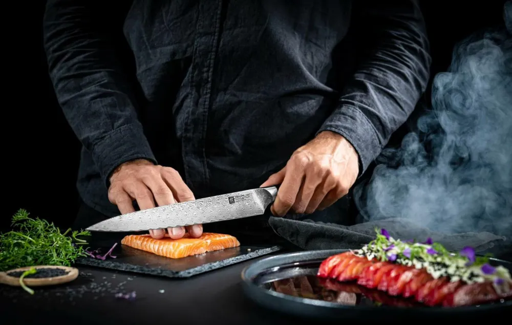ZWILLING Køkkenknive & Knivtilbehør>Forskärarkniv Tanrei 23 cm Brun, grå