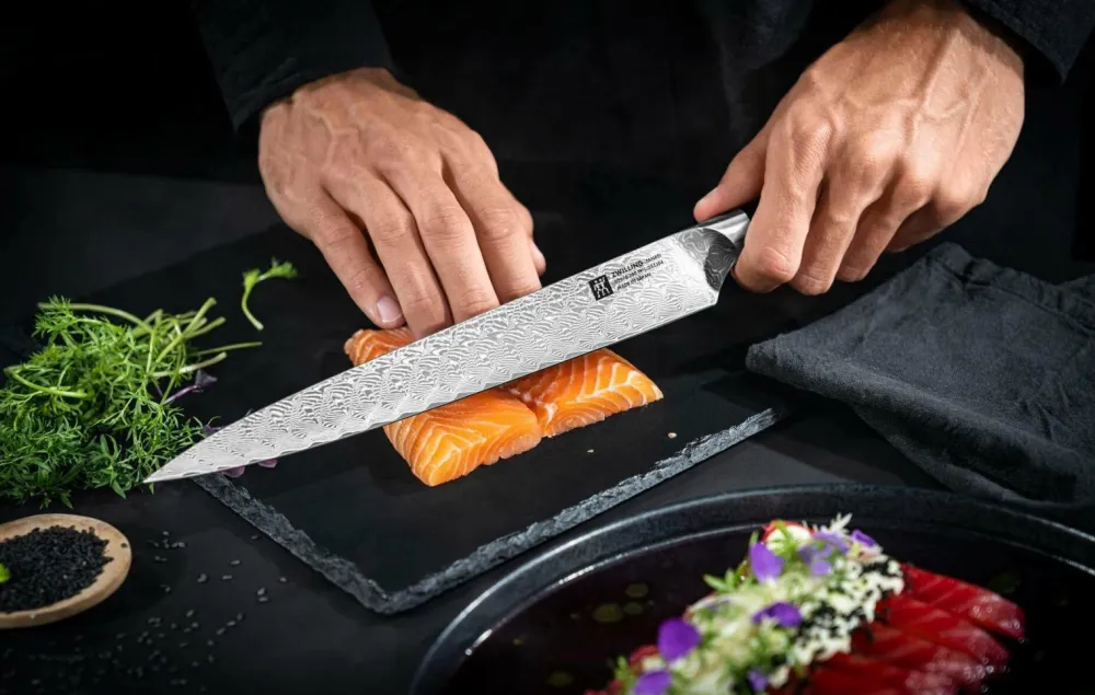 ZWILLING Køkkenknive & Knivtilbehør>Forskärarkniv Tanrei 23 cm Brun, grå