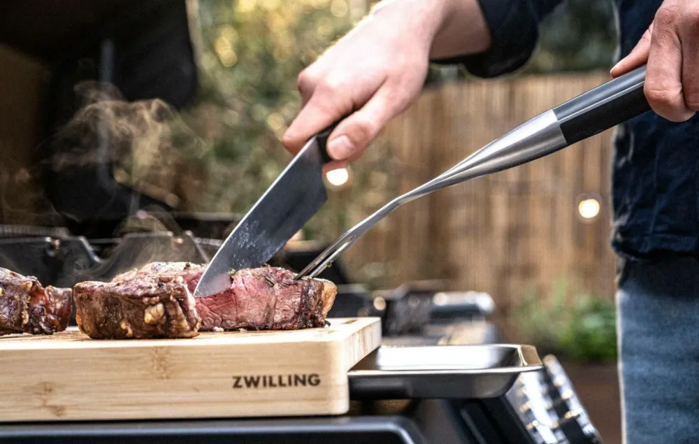 ZWILLING Husholdningsartikler>Grillgaffel BBQ+ 41 cm Sølv