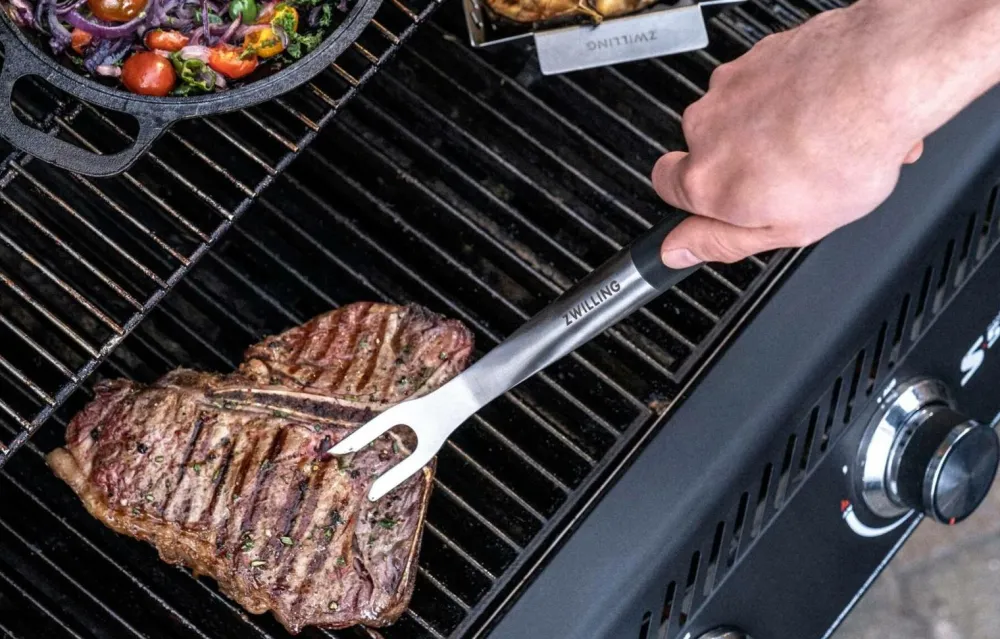 ZWILLING Husholdningsartikler>Grillgaffel BBQ+ 41 cm Sølv