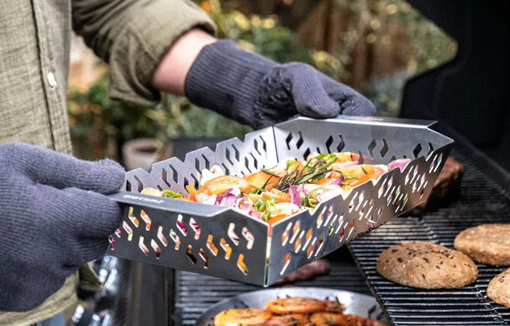 ZWILLING Husholdningsartikler>Grillkorg BBQ+ M Sølv