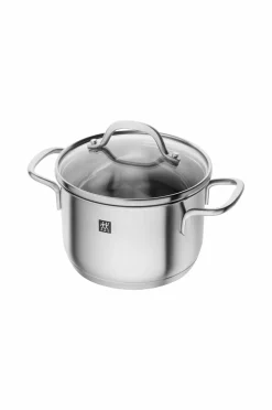 ZWILLING Gryde Pico med glaslåg 1,4 l 14 cm Nikkelpletteret messing Online