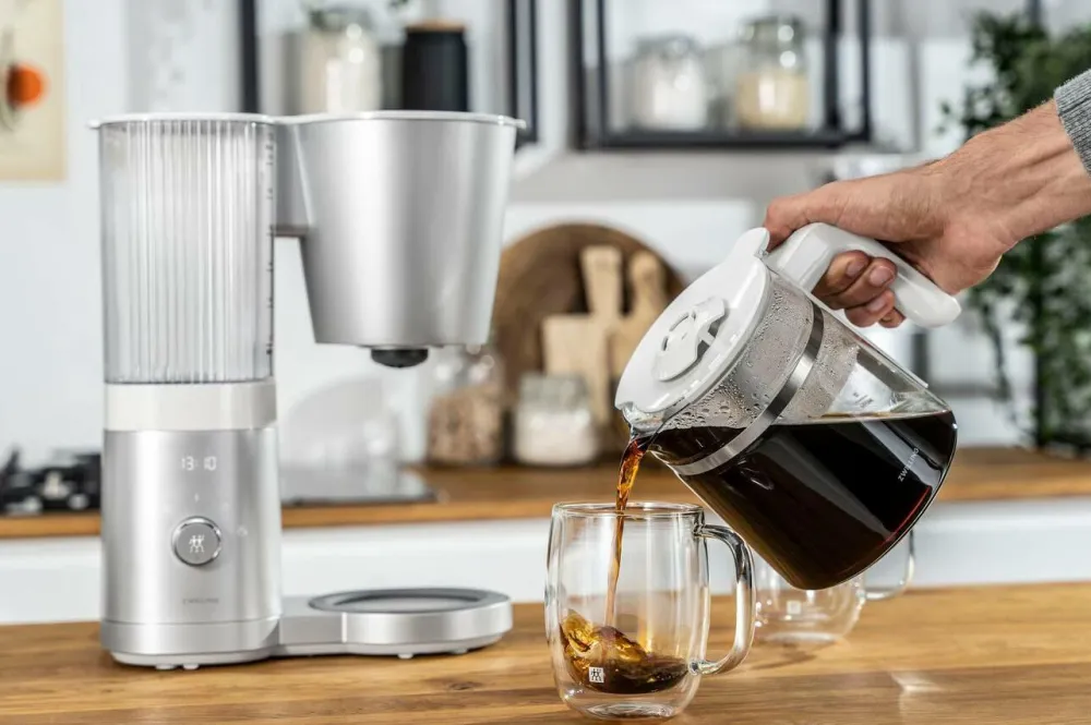 ZWILLING Kaffe- & Espressomaskiner>Kaffemaskine Enfinigy 1,5 l Silver-White