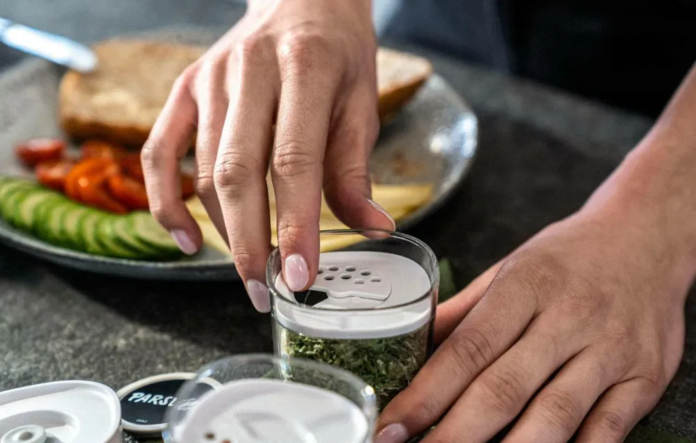 ZWILLING Køkkenopbevaring>Kryddsæt Fresh & Save Cube Xs 3 delar Hvid, gennemsigtig