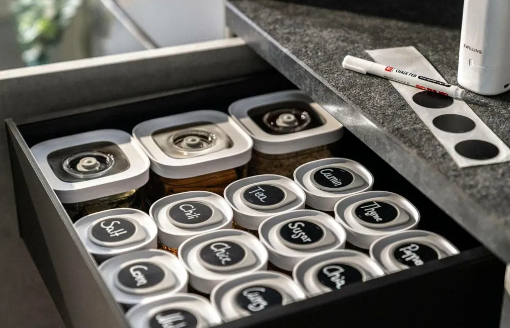 ZWILLING Køkkenopbevaring>Kryddsæt Fresh & Save Cube Xs 3 delar Hvid, gennemsigtig