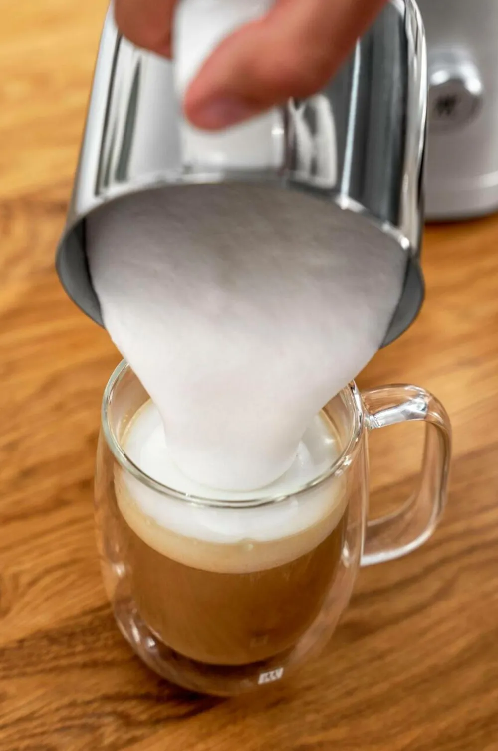 ZWILLING Kaffe- & Espressomaskiner>Mælkeskummer Enfinigy 400 ml Sølvfarvet