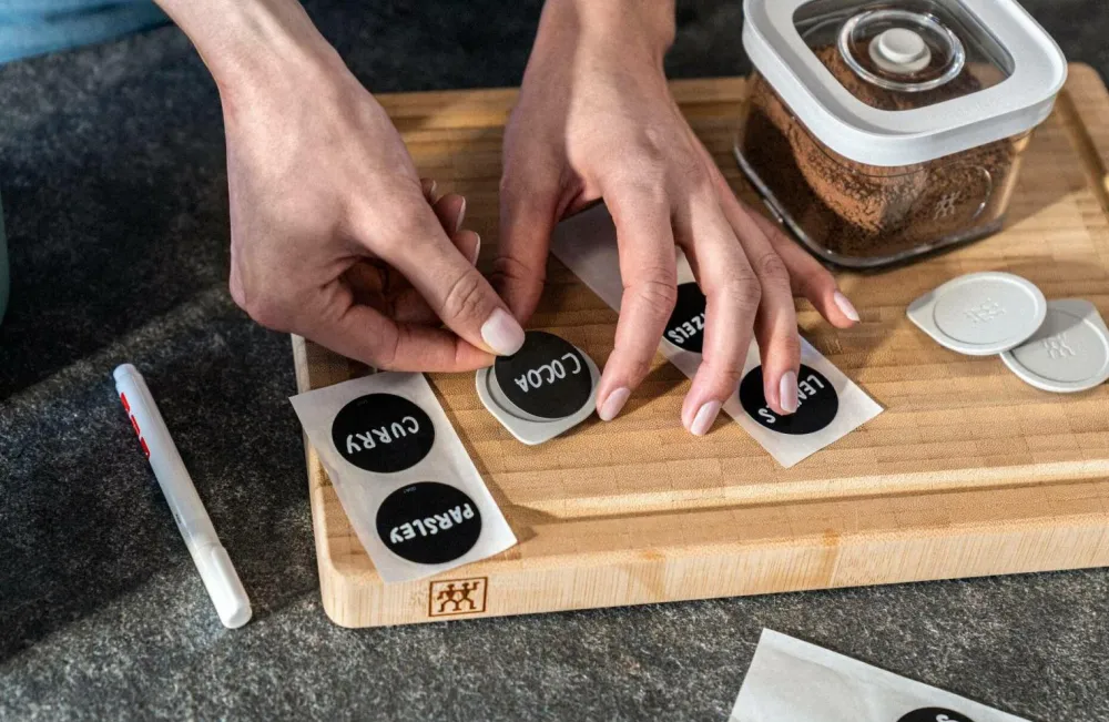 ZWILLING NFC-etiketter og kritpenna till Fresh & Save set i 11 delar Hvid, gennemsigtig Online