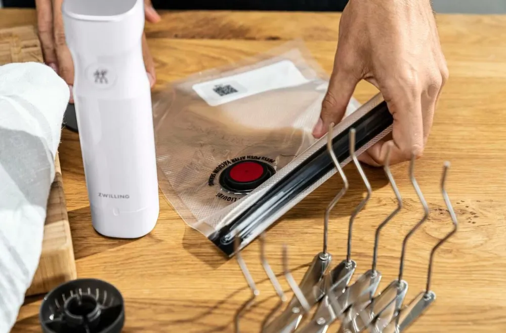 ZWILLING Små Køkkenmaskiner>Sous Vide-stativ i rustfrit stål Nikkelpletteret messing