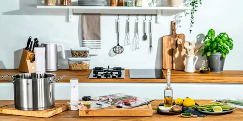 ZWILLING Små Køkkenmaskiner>Sous Vide-stativ i rustfrit stål Nikkelpletteret messing