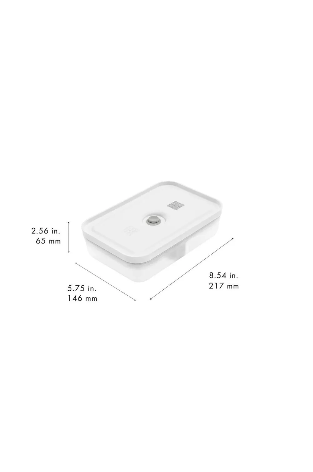 ZWILLING Sæt med madkasser 6 dele Gennemsigtig, hvid Discount