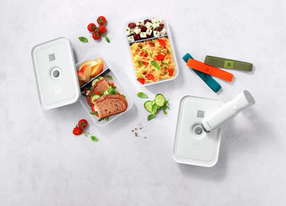 ZWILLING Sæt med madkasser 6 dele Gennemsigtig, hvid Discount