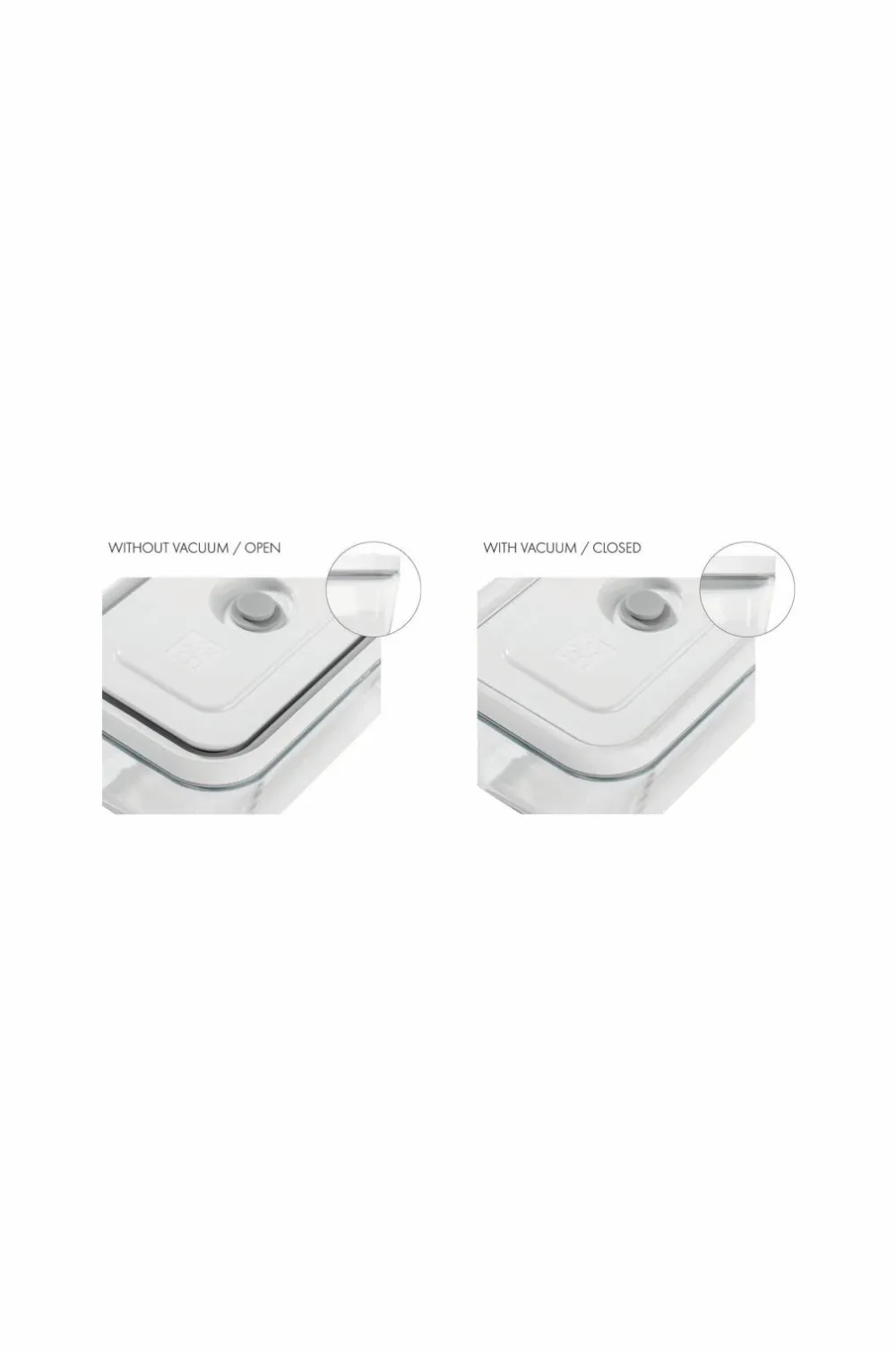 ZWILLING Startsæt Vakuum Plast Fresh & Save 7 dele WHITE