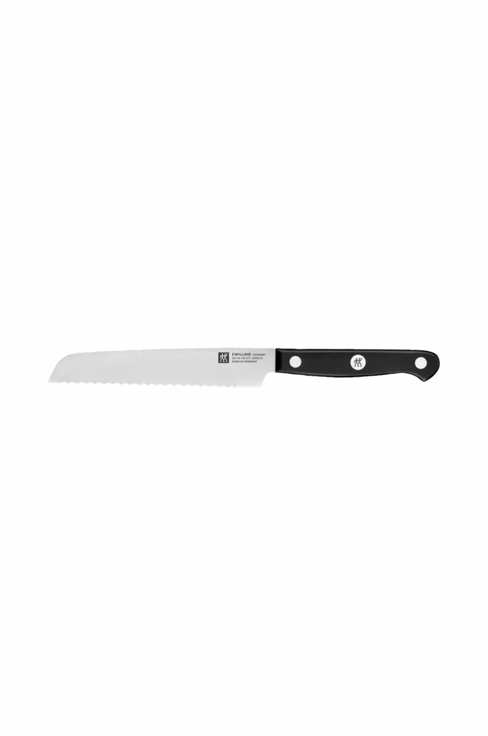 ZWILLING Universalkniv takket Gourmet 13 cm Silver-Black Sale