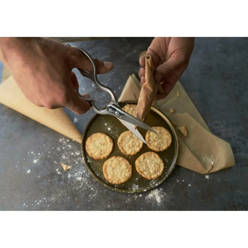 ZWILLING Husholdningsartikler>Universalsaks FRIODUR®stål 20 cm Nikkelpletteret messing