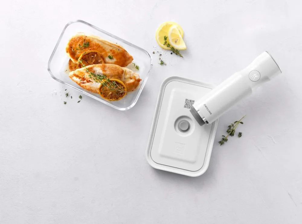 ZWILLING Køkkenopbevaring>Vakuumbeholder L Fresh & Save 2000 ml Glas Gy0006-grey