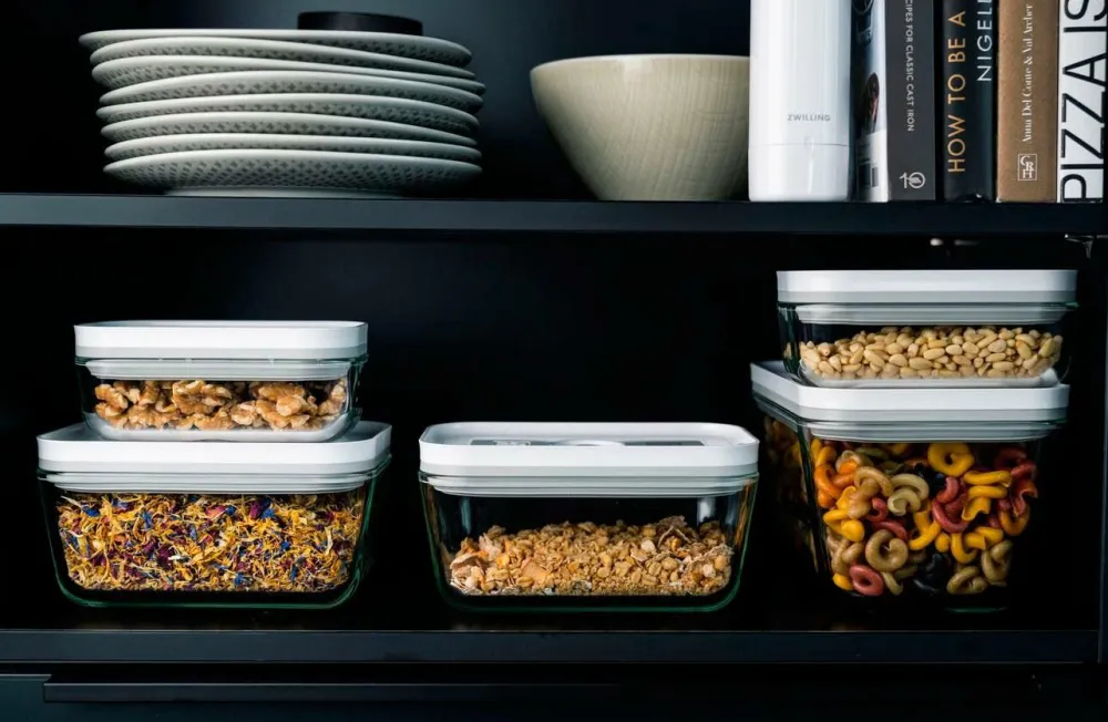 ZWILLING Køkkenopbevaring>Vakuumbeholder L Fresh & Save 2000 ml Glas Gy0006-grey