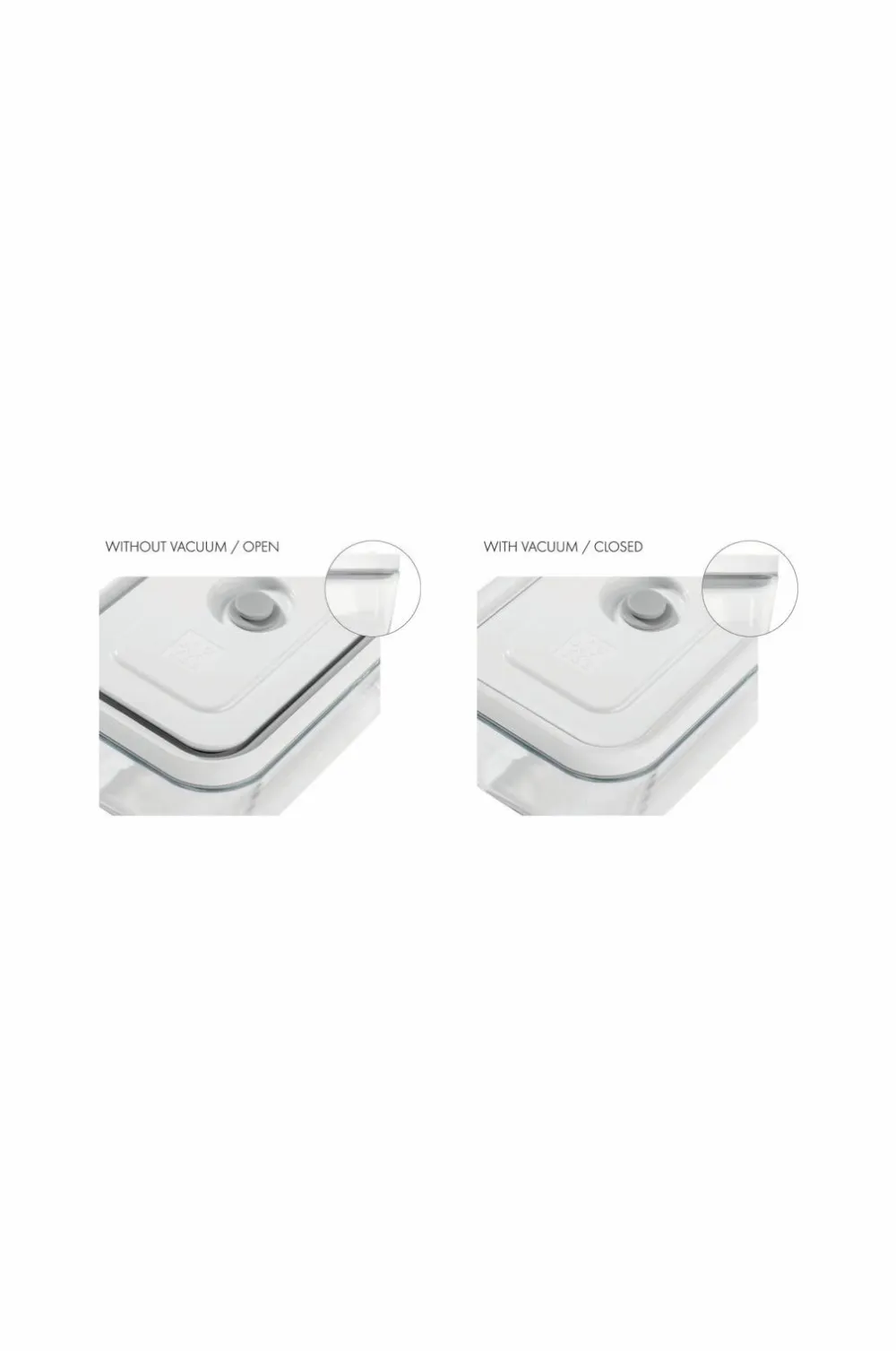 ZWILLING Vakuumbeholder Gratinfad Fresh & Save 2800 ml Glas Gy0006-grey Sale