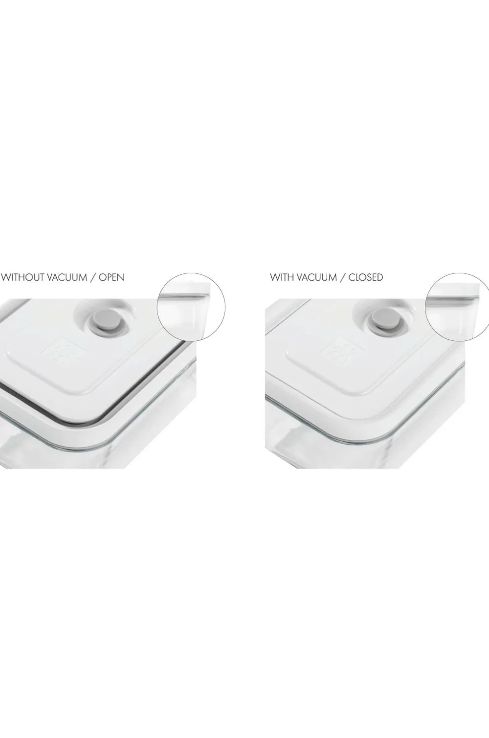 ZWILLING Vakuumbox Fresh & Save frysbox Gennemsigtig, hvid Hot